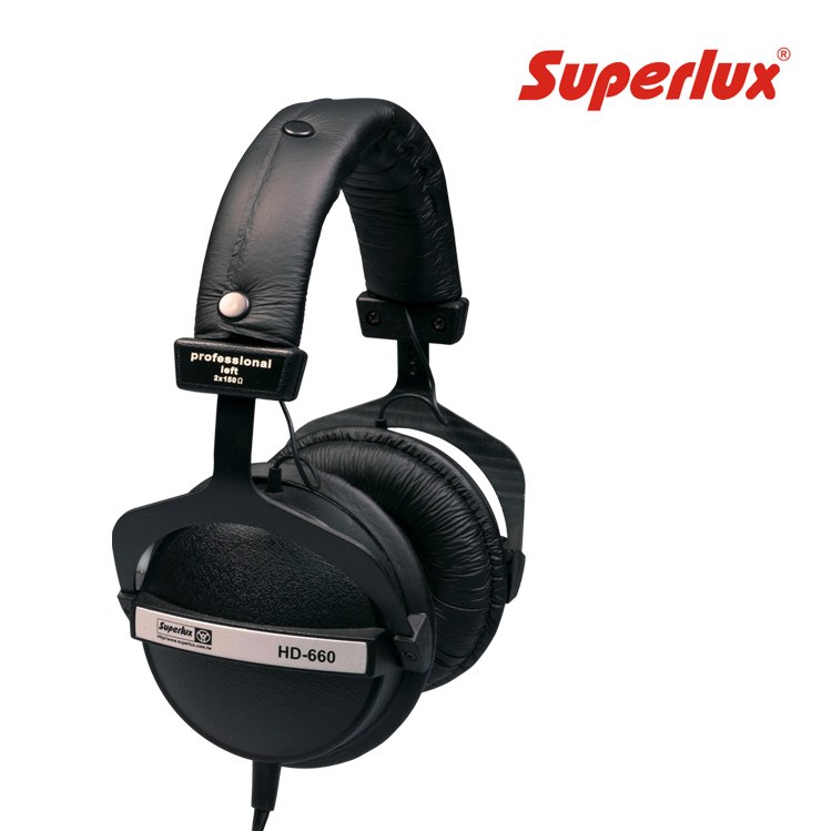 Auricular Superlux Hd660 Negroblanco